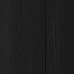 Pensile a cinque ripiani Black Wood da 59 pollici