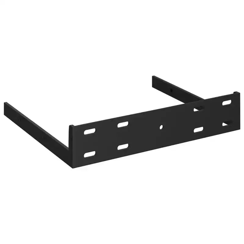 Mensola angolare Bianco lucido MDF a nido d'ape, metallo 25 cm