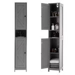 Tall Bathroom Cabinet with Drawer & Adjustable Shelves, 66.9 Inch Floor Standing Storage Organizer for Bathroom, Kitchen, Hallway