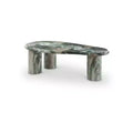 Meridian Furniture Sassari Green Marble Finish Concrete Coffee Table
