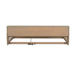 Bellemave Letto a terra Twin XL con armadietti e porte di ricarica USB, struttura in legno massello con recinzione semi-chiusa, facile da montare, marrone