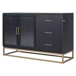 Letto a scomparsa Queen Murphy Bed con gamba dorata, letto a scomparsa formato Queen Size con ante in vetro smerigliato e cassetti finti