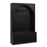 Appendiabiti da ingresso All-in-1 con scarpiera e panchina, organizer con ganci e ripiani regolabili - ModernLuxe