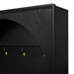 Appendiabiti da ingresso All-in-1 con scarpiera e panchina, organizer con ganci e ripiani regolabili - ModernLuxe