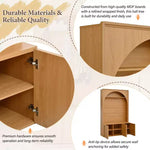 Appendiabiti da ingresso All-in-1 con scarpiera e panchina, organizer con ganci e ripiani regolabili - ModernLuxe