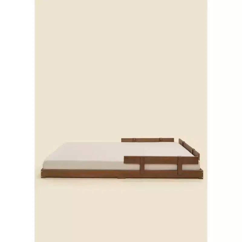Struttura letto in legno - Noce