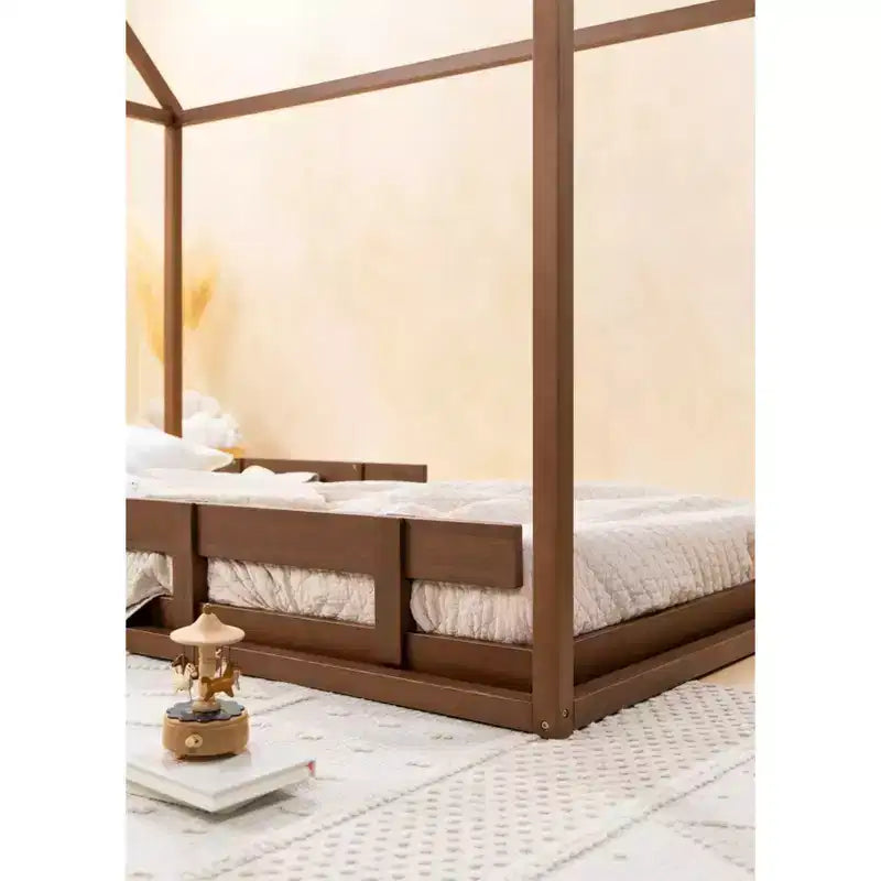 Struttura letto in legno - Noce