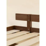 Struttura letto in legno - Noce
