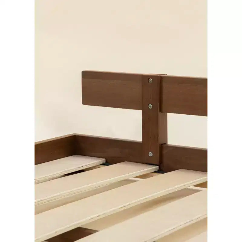 Struttura letto in legno - Noce