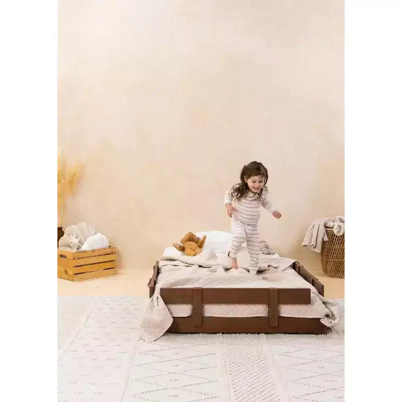 Struttura letto in legno - Noce