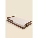 Struttura letto in legno - Noce