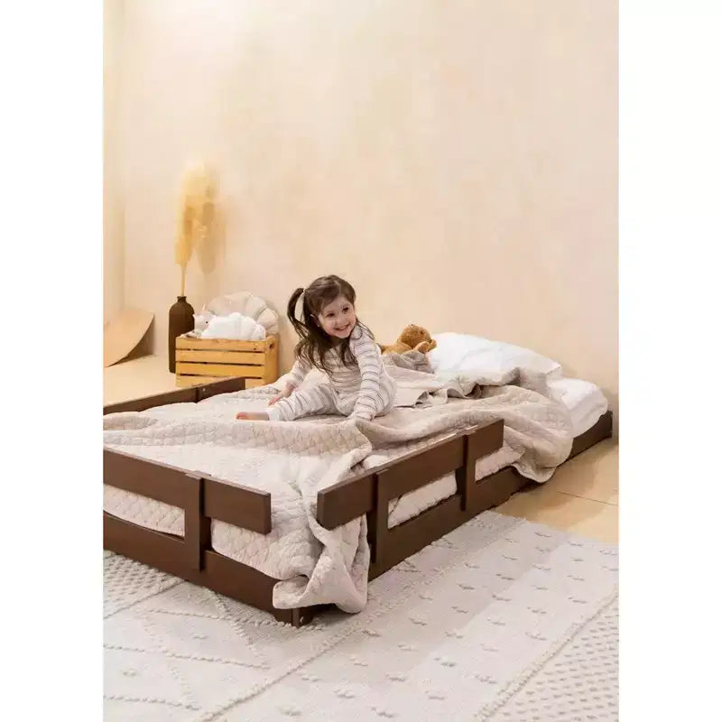 Struttura letto in legno - Noce