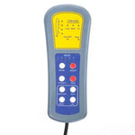 vidaXL Poltrona massaggiante elettrica Grigio scuro