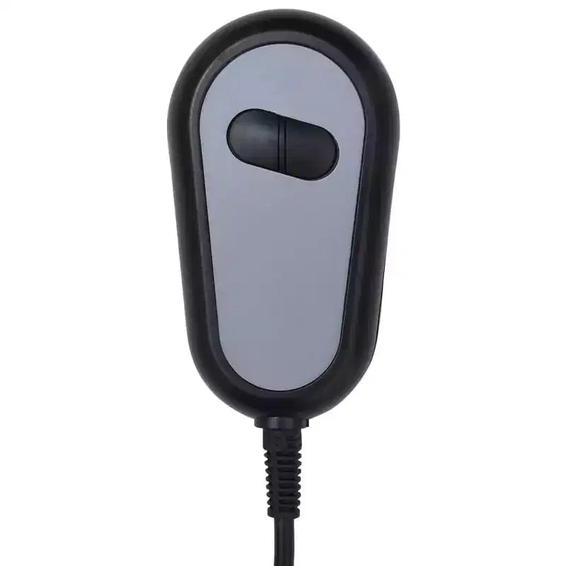 vidaXL Poltrona massaggiante elettrica Grigio scuro