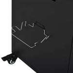 Carrello da cucina pieghevole per esterni Louisa con piano in acciaio inossidabile