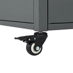 Carrello da cucina pieghevole per esterni Louisa con piano in acciaio inossidabile
