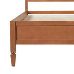 Struttura letto a piattaforma matrimoniale/king size con testiera a pannelli classica - ModernLuxe