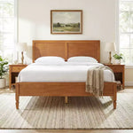 Struttura letto a piattaforma matrimoniale/king size con testiera a pannelli classica - ModernLuxe