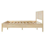 Struttura letto a piattaforma matrimoniale/king size con testiera a pannelli classica - ModernLuxe