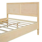 Struttura letto a piattaforma matrimoniale/king size con testiera a pannelli classica - ModernLuxe