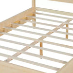 Struttura letto a piattaforma matrimoniale/king size con testiera a pannelli classica - ModernLuxe