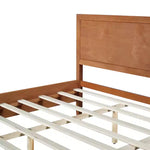 Struttura letto a piattaforma matrimoniale/king size con testiera a pannelli classica - ModernLuxe
