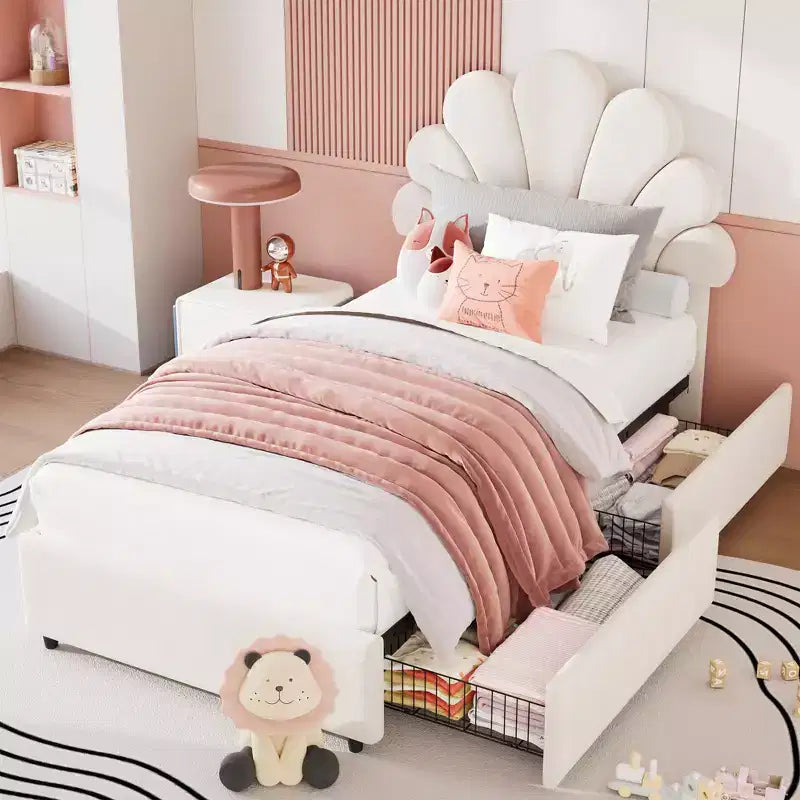 Telaio letto imbottito a una piazza