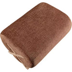 Meridian Furniture Pouf rivestito in tessuto Akira