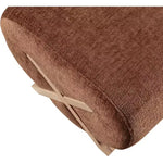 Meridian Furniture Pouf rivestito in tessuto Akira