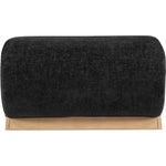 Meridian Furniture Pouf rivestito in tessuto Akira
