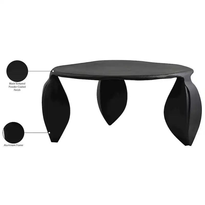 Tavolino in alluminio Meridian Furniture Pueblo