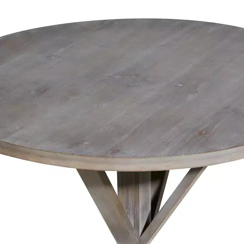 Tavolino d'accento rustico in legno 31 x 29