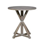 Tavolino d'accento rustico in legno 31 x 29