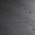 Dovelina 46 Tavolo da pranzo rotondo nero Tavolo da cucina in legno artificiale Base del tavolo di design Tavolo da pranzo personalizzato per 4 persone