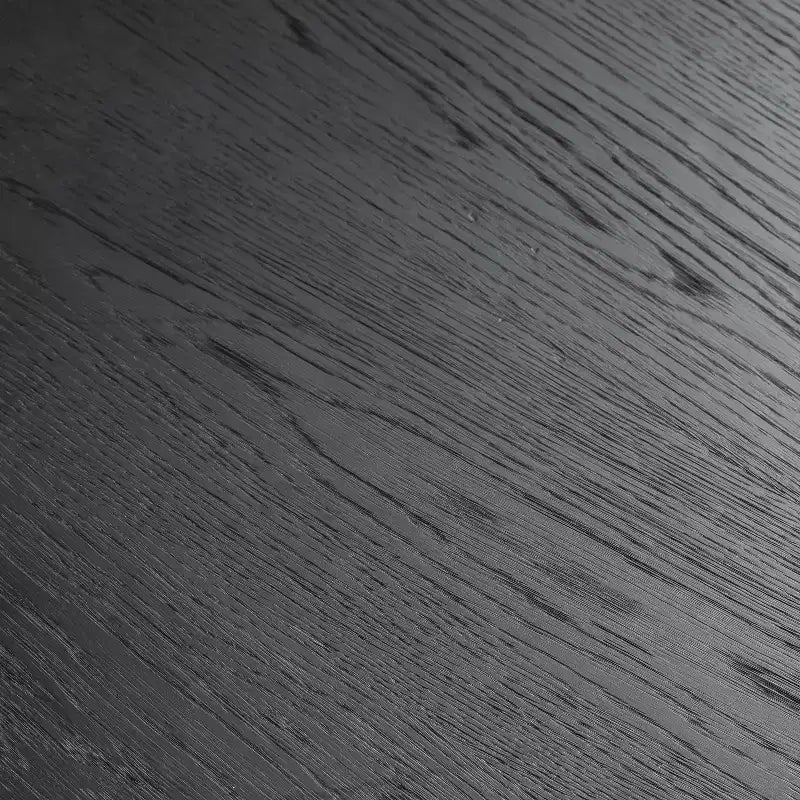 Dovelina 46 Tavolo da pranzo rotondo nero Tavolo da cucina in legno artificiale Base del tavolo di design Tavolo da pranzo personalizzato per 4 persone