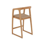 Sgabello da bar Teak 30 naturale da interno/esterno - Beige