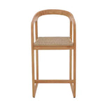 Sgabello da bar Teak 30 naturale da interno/esterno - Beige