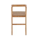 Sgabello da bar Teak 30 naturale da interno/esterno - Beige